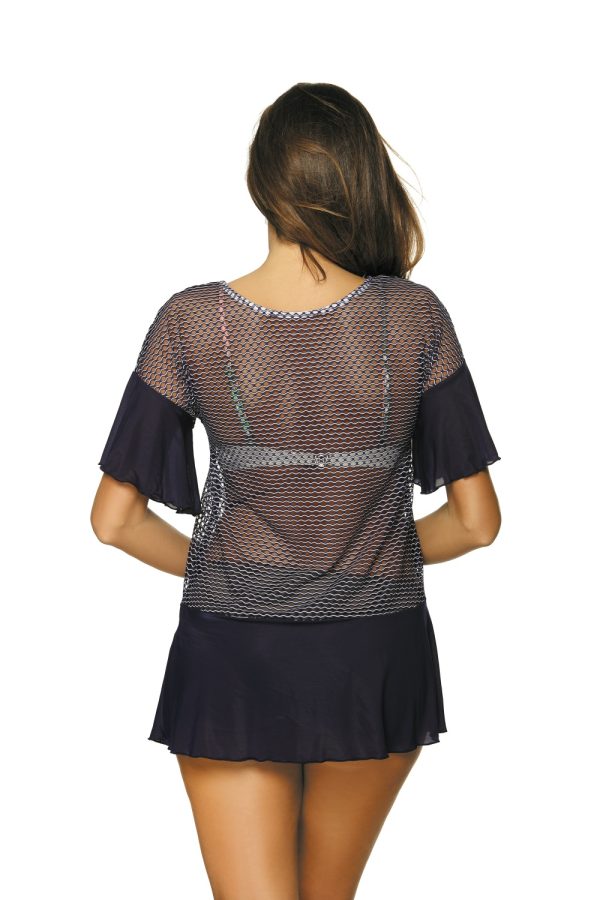 navy blue Beach tunic model 112278 Marko