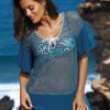 808576 blue Beach tunic model 112277 Marko