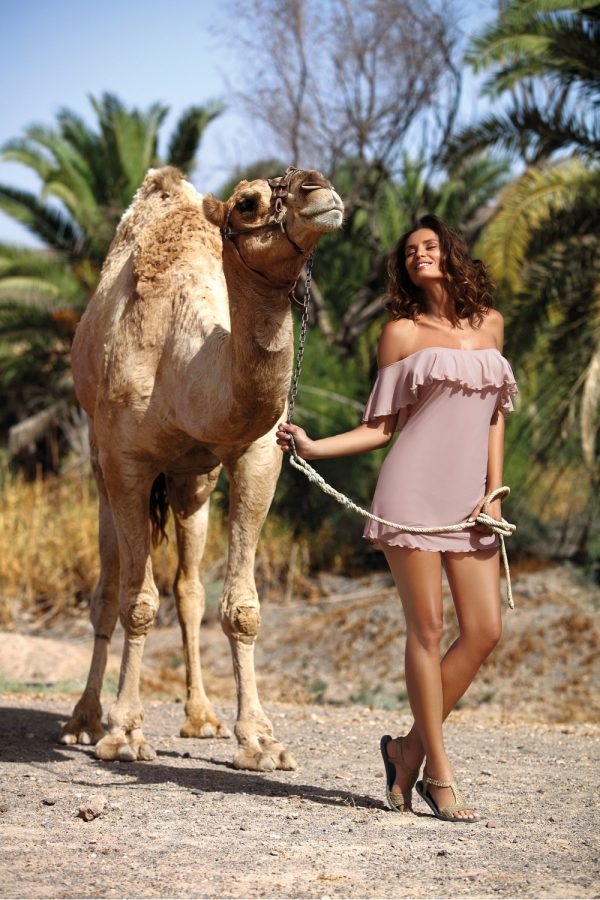brown Beach tunic model 112270 Marko