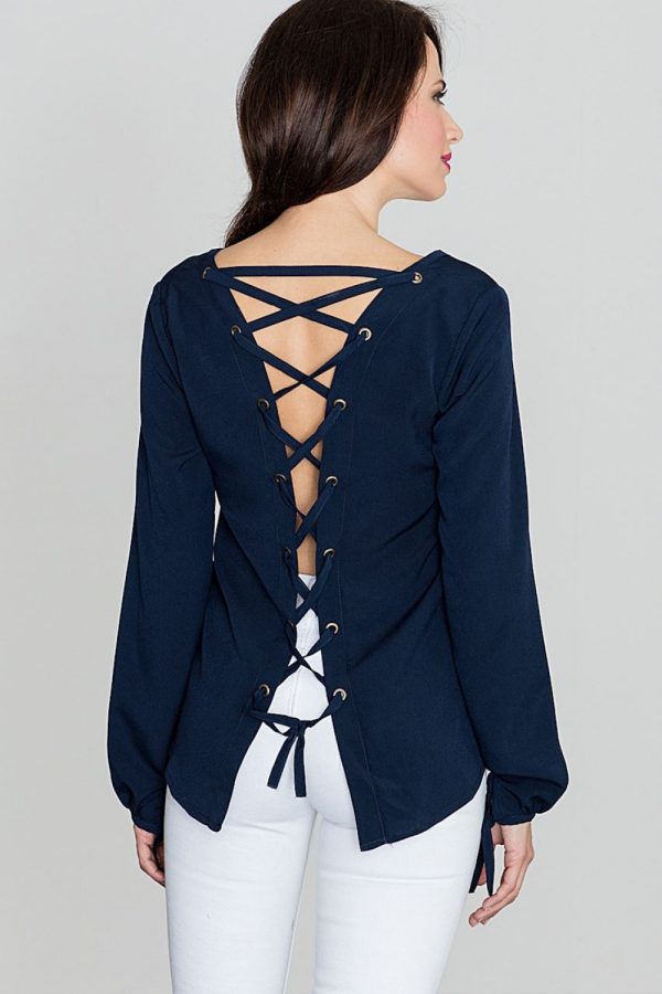 navy blue Blouse model 119256 Lenitif