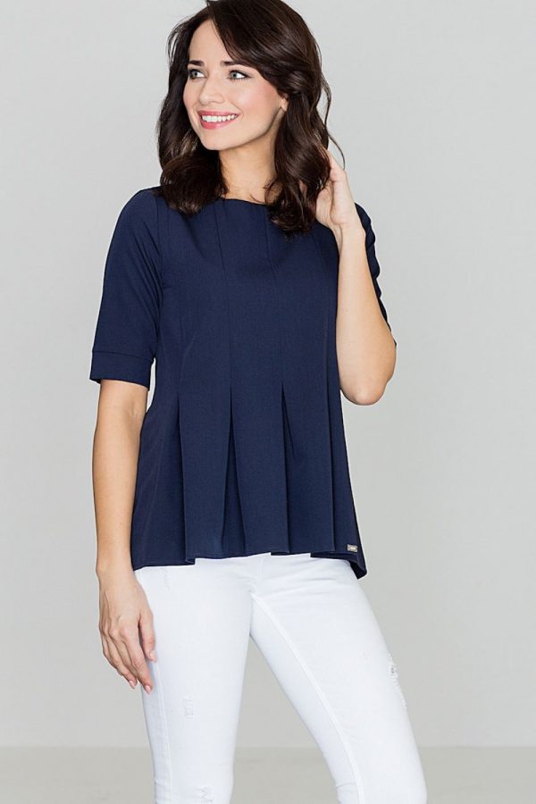 navy blue Blouse model 119267 Lenitif