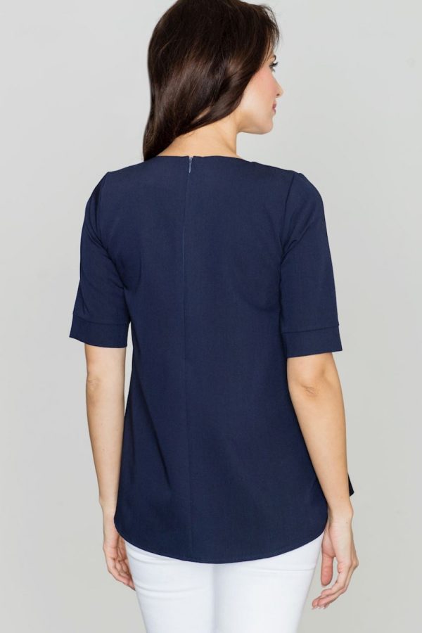navy blue Blouse model 119267 Lenitif