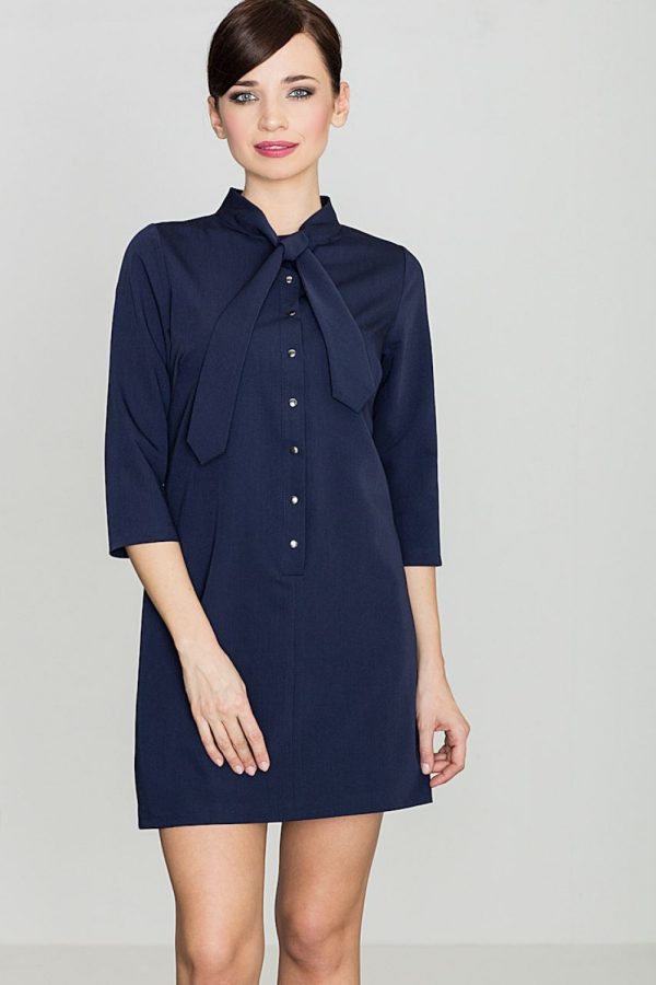 navy blue Daydress model 119328 Lenitif