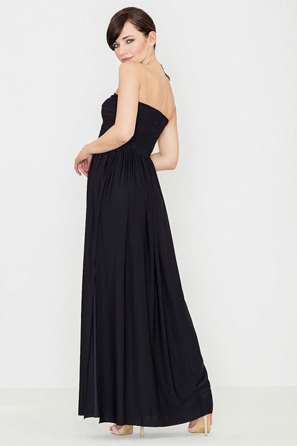 black Long dress model 119356 Lenitif
