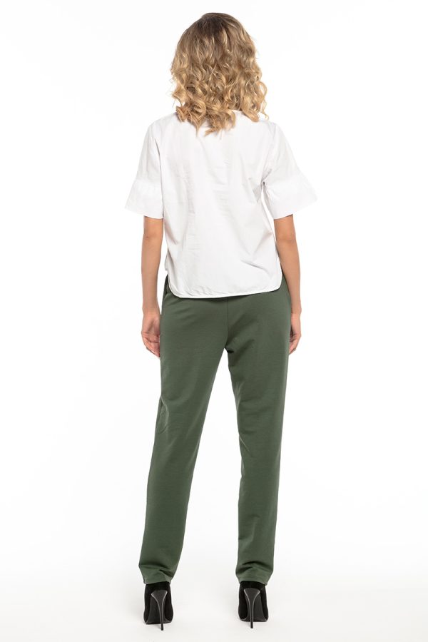 green Women trousers model 121237 Tessita