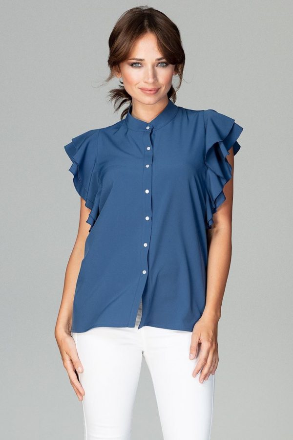 navy blue Shirt model 122500 Lenitif