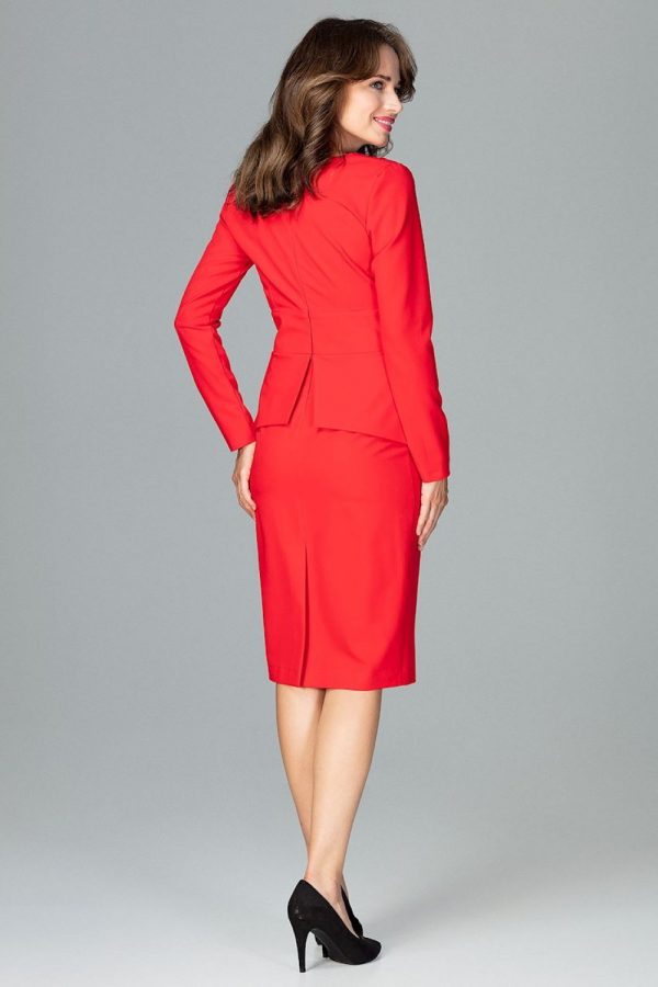 red Cocktail dress model 122522 Lenitif