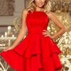 819575 red Evening dress model 122751 Numoco