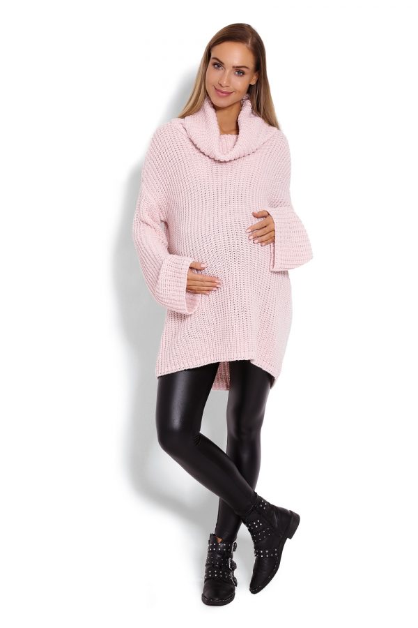 pink Pregnancy sweater model 122945 PeeKaBoo