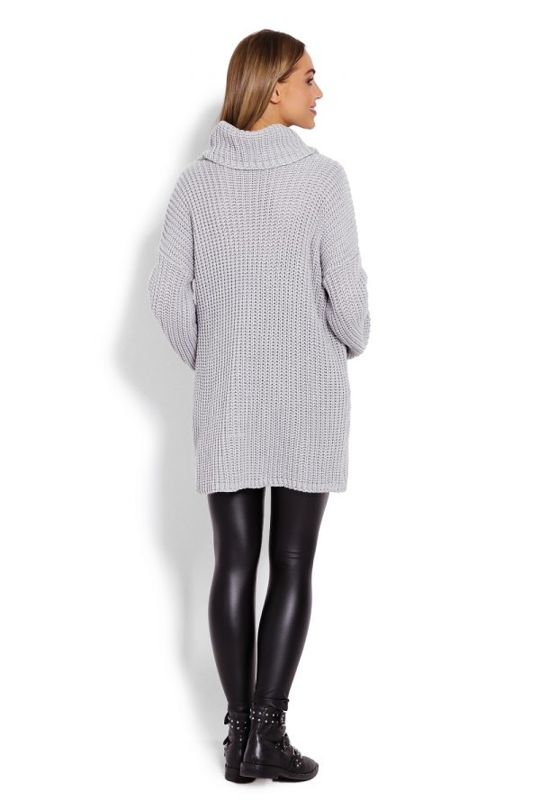 grey Pregnancy sweater model 122947 PeeKaBoo