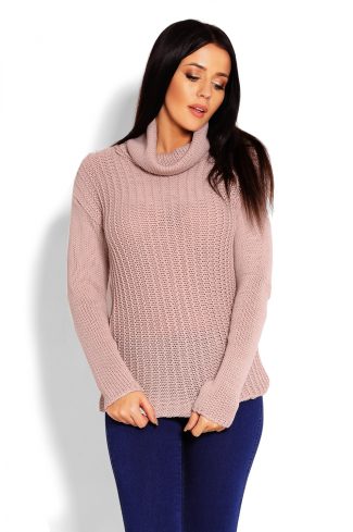 821399 beige Turtleneck model 123408 PeeKaBoo