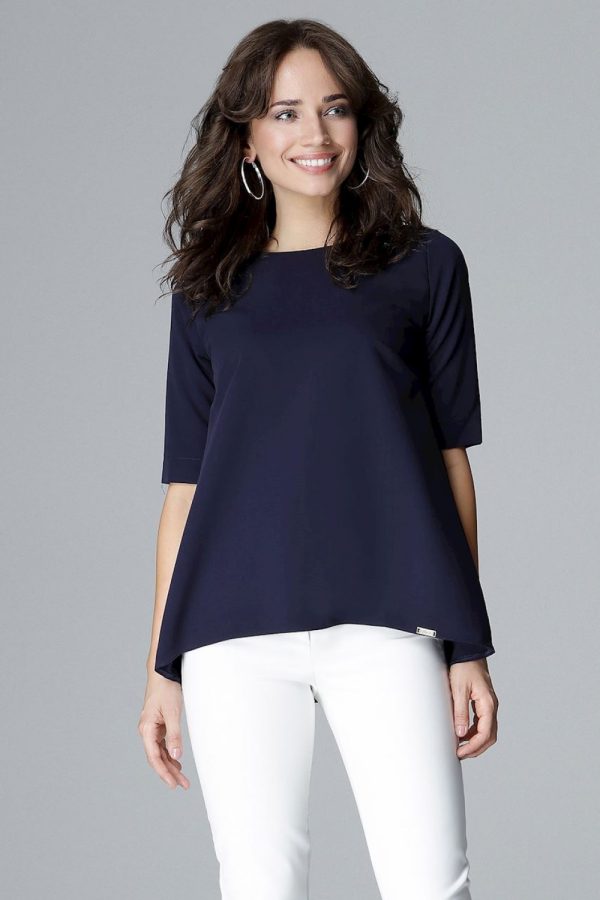 navy blue Blouse model 123561 Lenitif