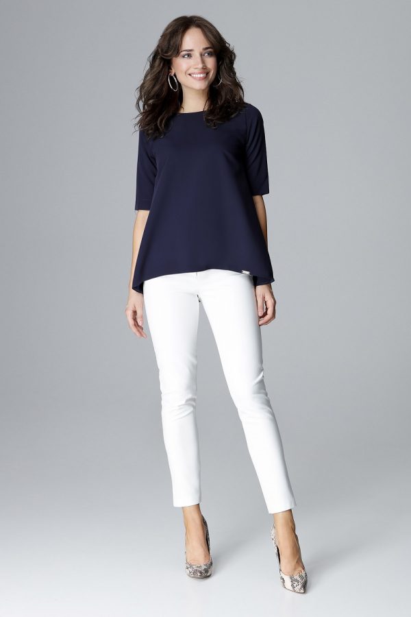 navy blue Blouse model 123561 Lenitif