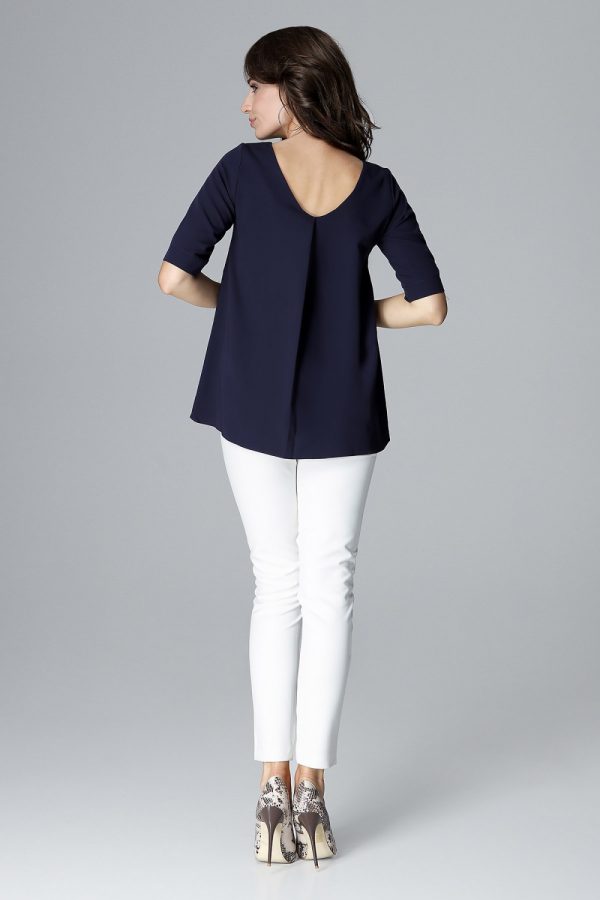 navy blue Blouse model 123561 Lenitif