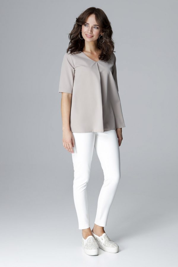 beige Blouse model 123564 Lenitif