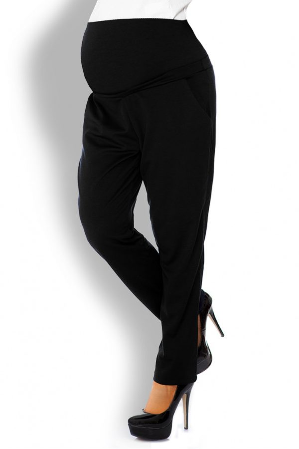 black Maternity pants model 126082 PeeKaBoo