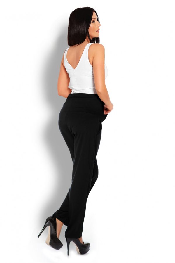 black Maternity pants model 126082 PeeKaBoo
