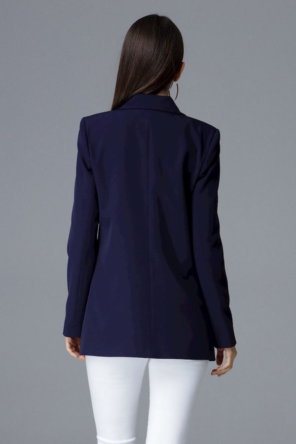 navy blue Jacket model 126196 Figl