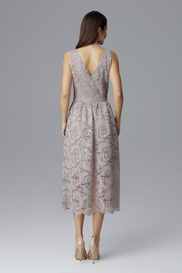 beige Evening dress model 126207 Figl