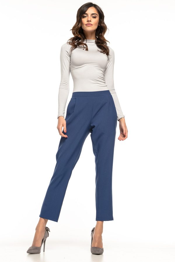 navy blue Women trousers model 127886 Tessita