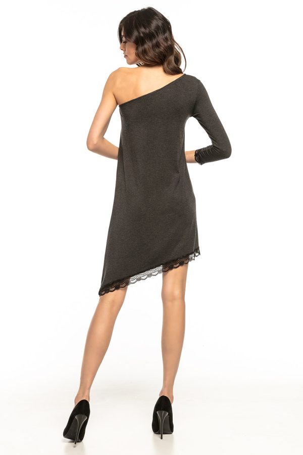 grey Short dress model 127892 Tessita