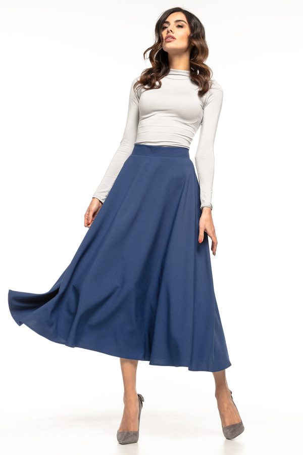 navy blue Skirt model 127958 Tessita