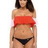 835060 orange Swimsuit two piece model 128588 Marko