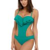 835078 green Swimsuit one piece model 128597 Marko