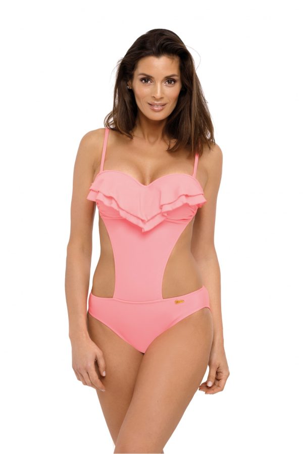 pink Swimsuit one piece model 129512 Marko