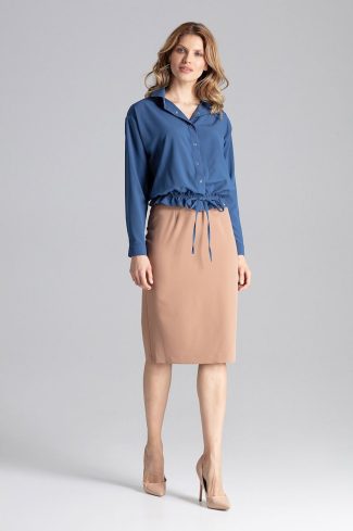 navy blue Long sleeve shirt model 130146 Figl