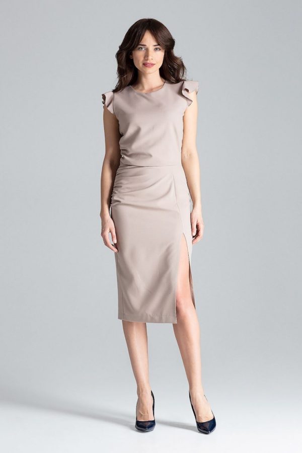 beige Cocktail dress model 130949 Lenitif