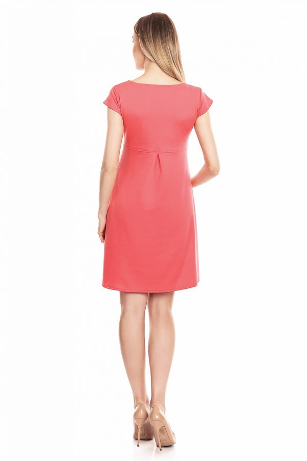 red Pregnancy dress model 131966 PeeKaBoo