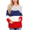 844978 multicolor Pregnancy sweater model 132021 PeeKaBoo