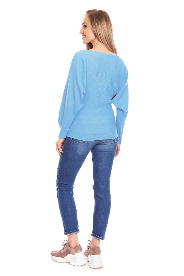 blue Pregnancy sweater model 94497 PeeKaBoo