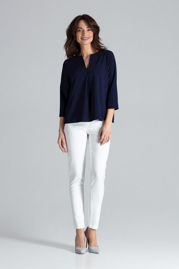 navy blue Blouse model 133252 Lenitif