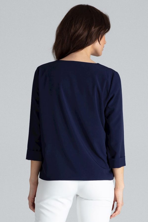 navy blue Blouse model 133252 Lenitif