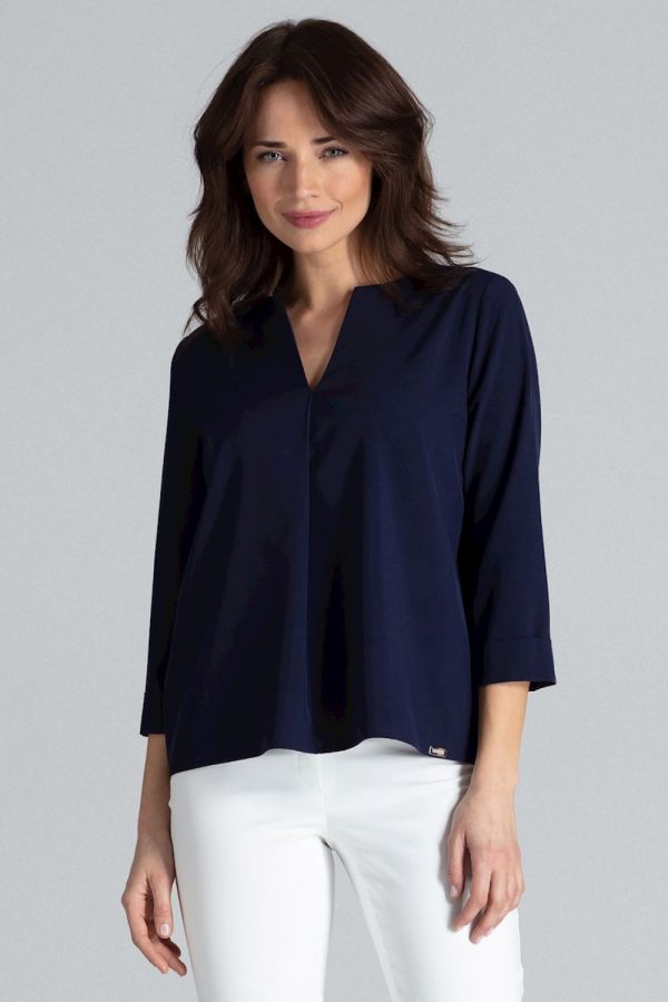 navy blue Blouse model 133252 Lenitif