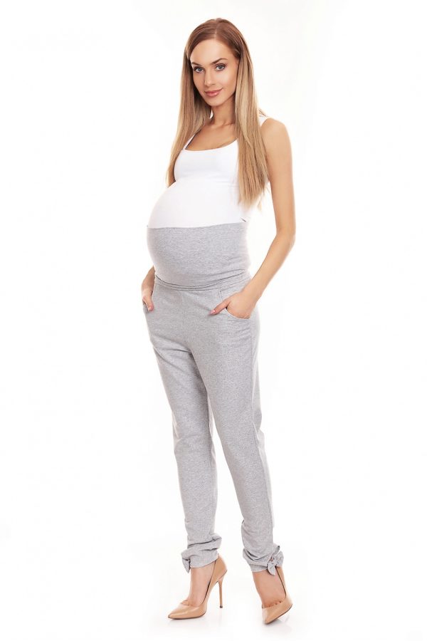 grey Maternity pants model 133334 PeeKaBoo
