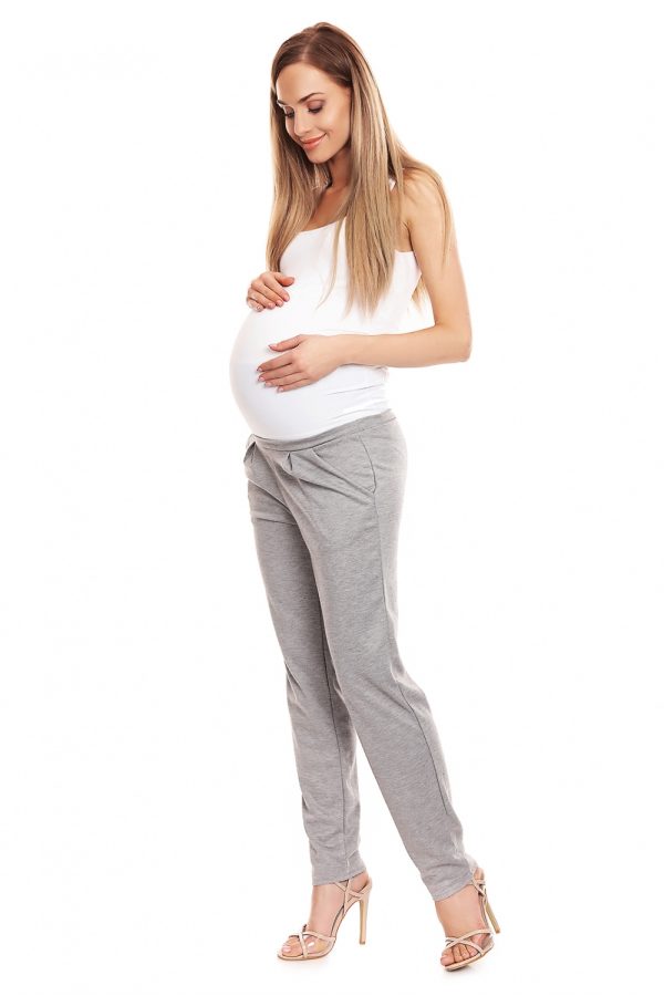 grey Maternity pants model 133338 PeeKaBoo