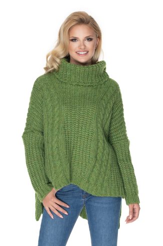 854385 green Turtleneck model 135313 PeeKaBoo