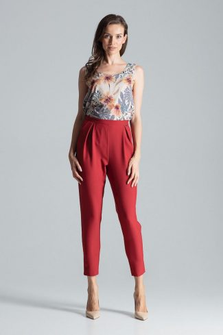 red Women trousers model 135783 Figl