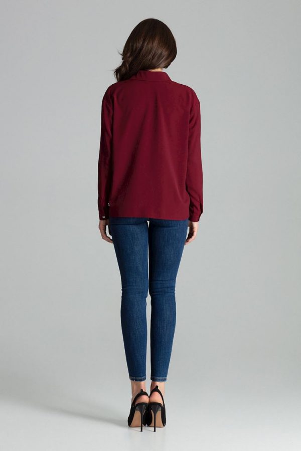 red Long sleeve shirt model 135872 Lenitif