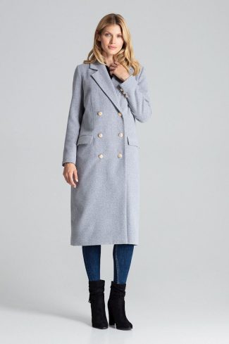 grey Coat model 138305 Figl