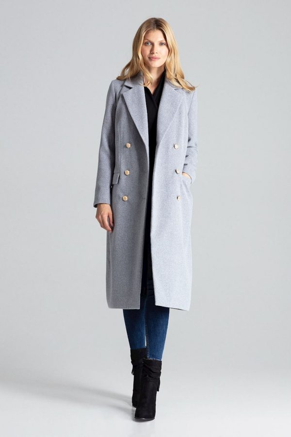 grey Coat model 138305 Figl