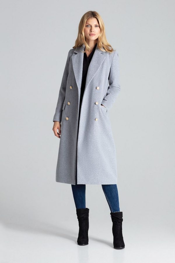 grey Coat model 138305 Figl