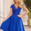 868461 blue Evening dress model 140730 Numoco