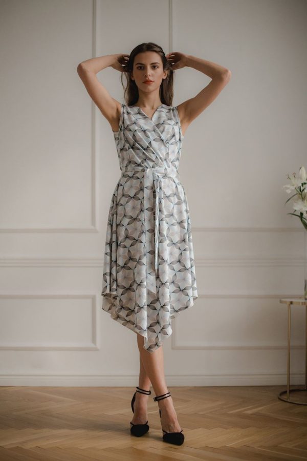 multicolor Cocktail dress model 143885 Lenitif