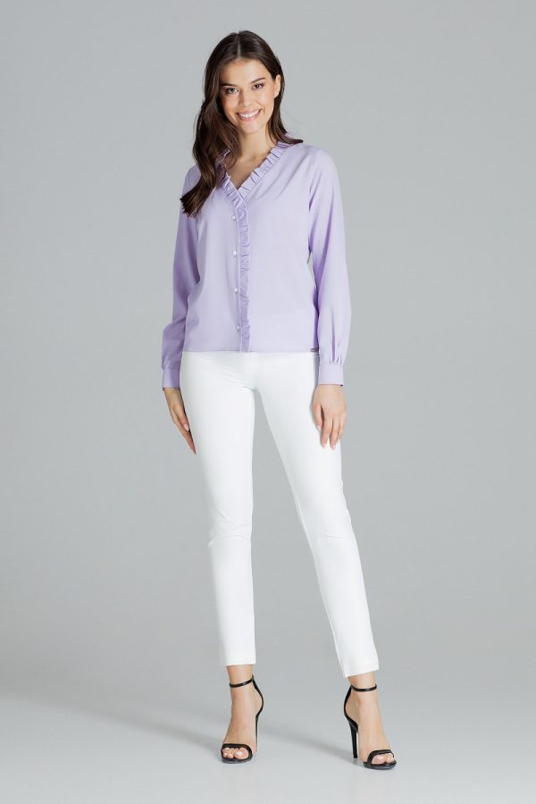 violet Long sleeve shirt model 143923 Lenitif