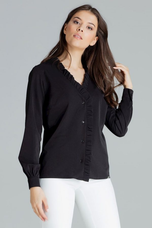 black Long sleeve shirt model 143924 Lenitif