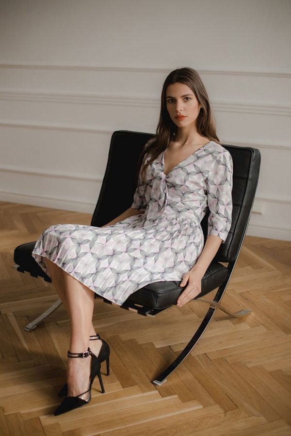 multicolor Cocktail dress model 143926 Lenitif